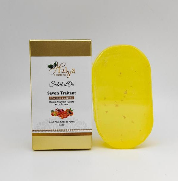 Savon traitant à la vitamine C et à l'arbutine