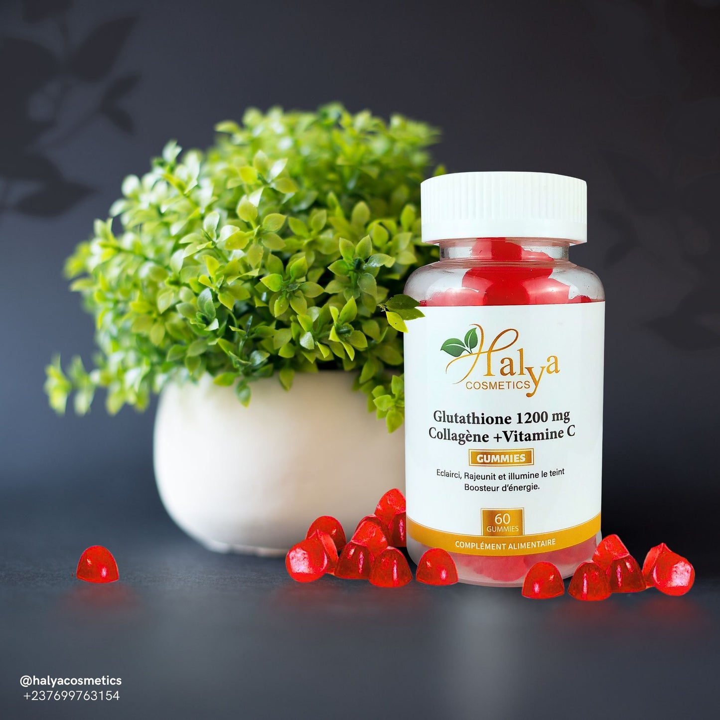 Glutathione 1200 mg collagène + Vitamine C