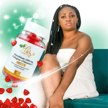 Glutathione 1200 mg collagène + Vitamine C