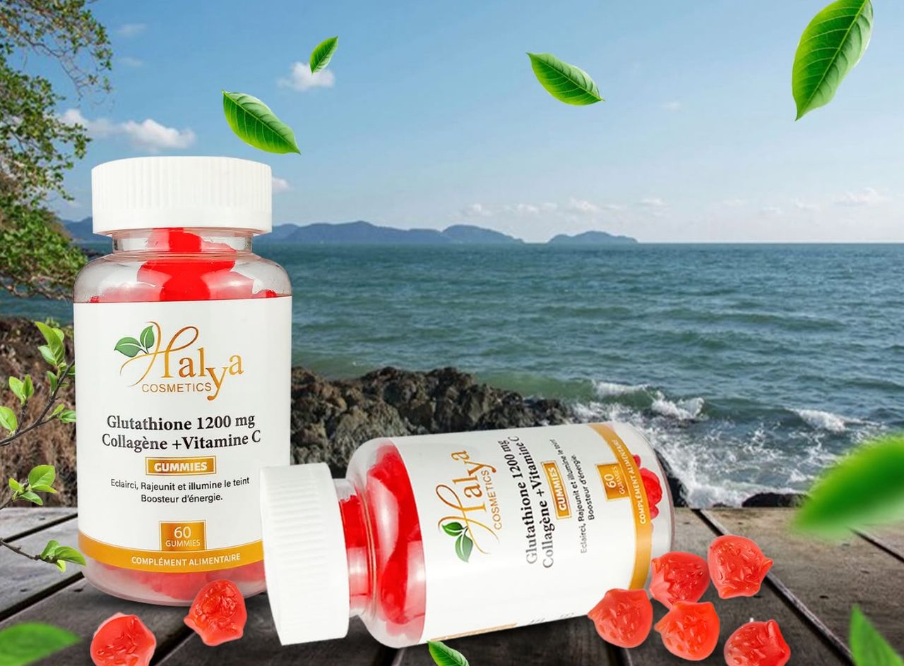 Glutathione 1200 mg collagène + Vitamine C