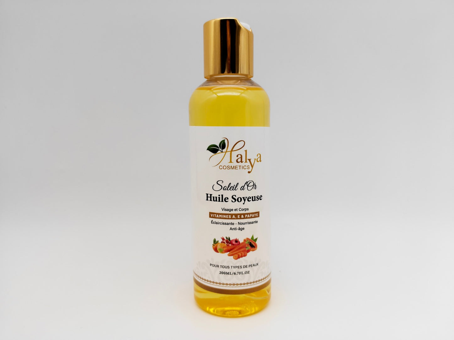 Huile soyeuse soleil d'or