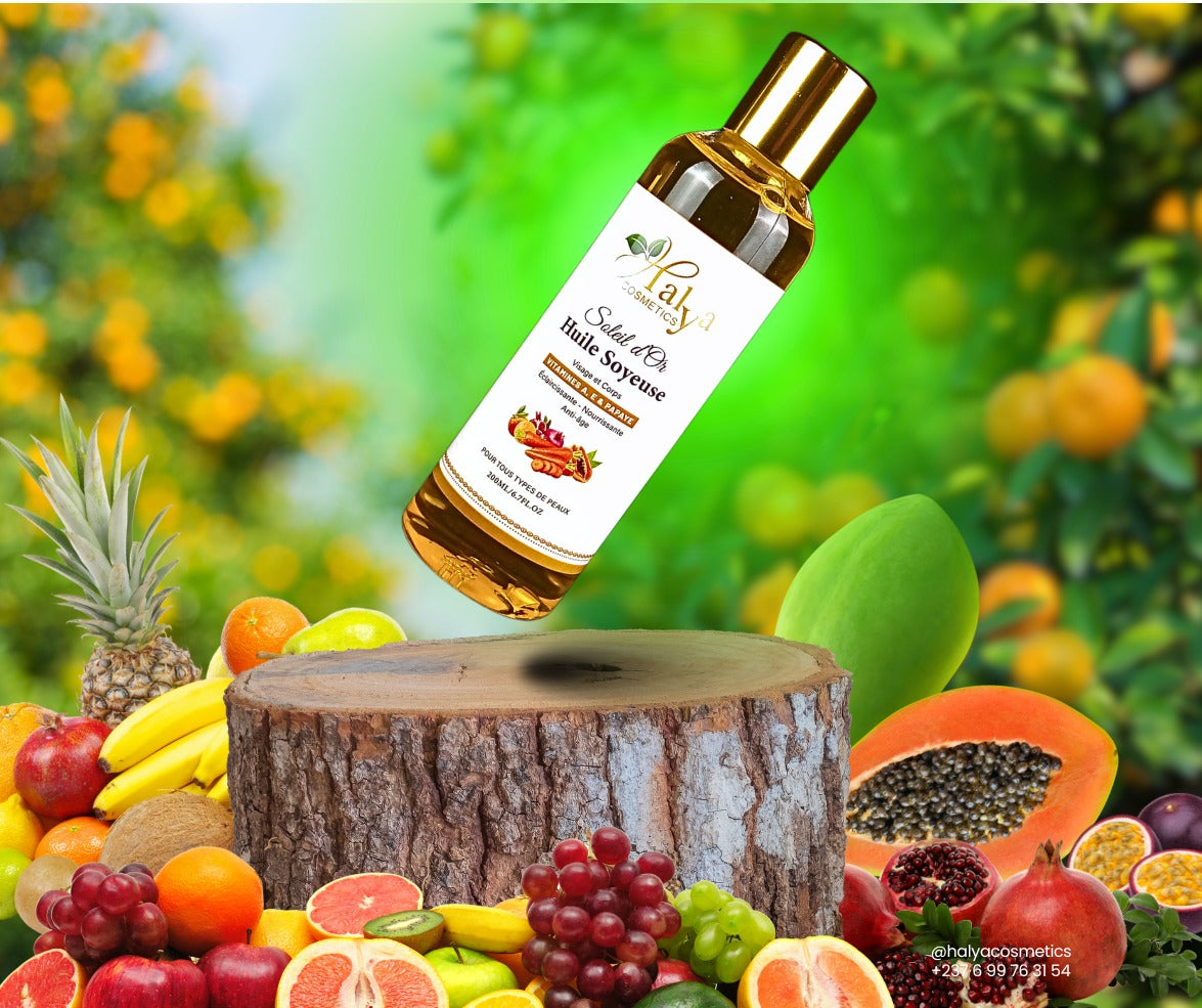 Huile soyeuse soleil d'or