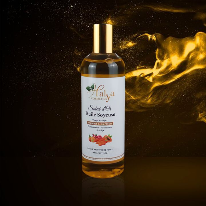 Huile soyeuse soleil d'or